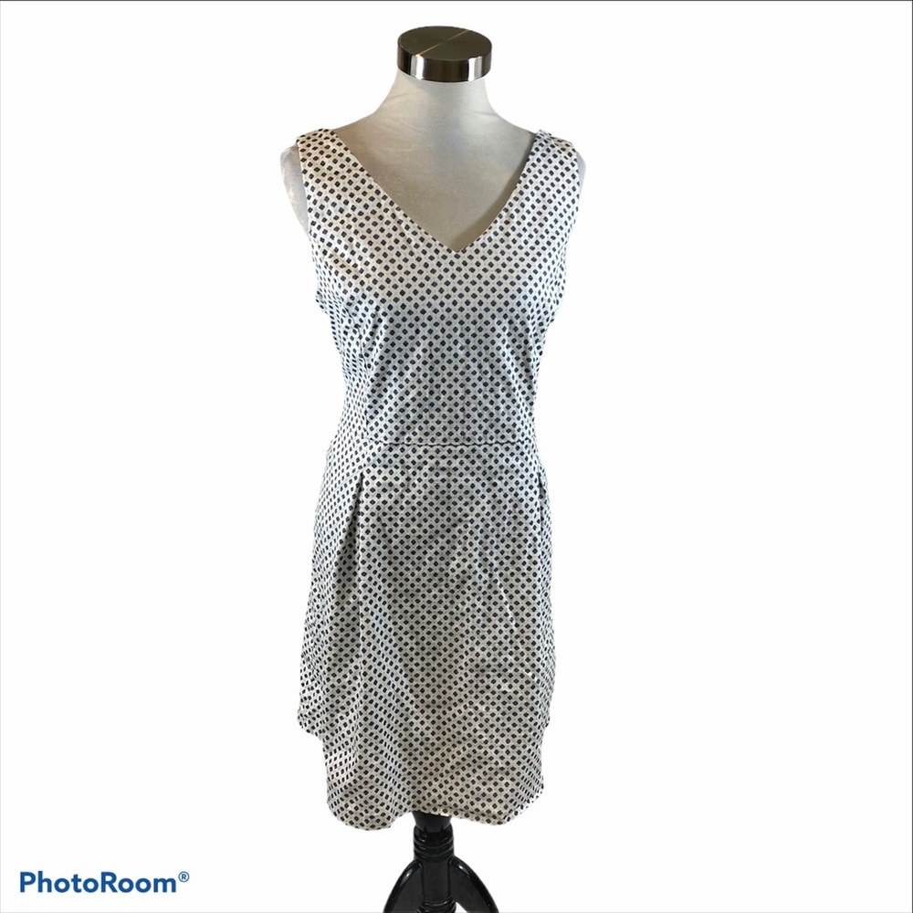 Tommy Hilfiger Navy And White Flare Dress Size 18